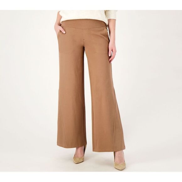 Women with Control Women's Pants Sz 12 Regular Tummy Vintage Denim Brown A489362 - Picture 1 of 4